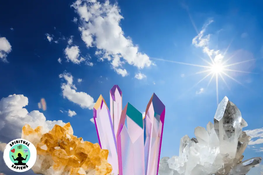 Should crystals be exposed to sunlight